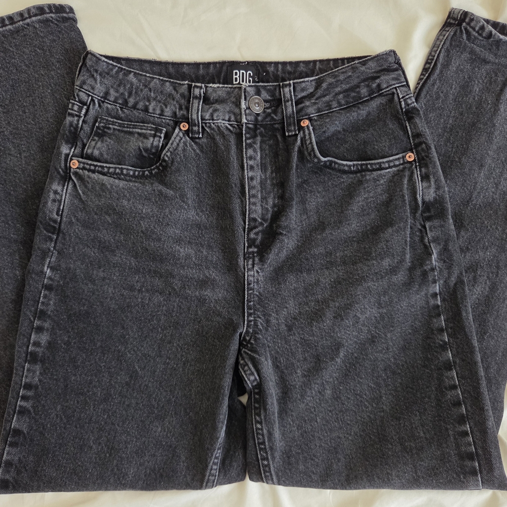 BDG Black Straight-Leg Womens Jeans